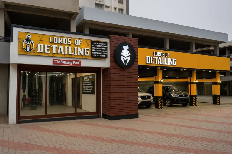 Lords of Detailing Franchise outlet in India offering premium car and bike cleaning services