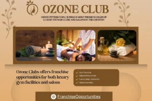 Ozone Club franchise with gym, salon, and spa services in one location
