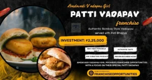 Patti Vadapav Franchise outlet serving popular street food