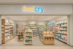 FirstCry franchise store front view with baby products and kids essentials – FirstCry business investment and profit guide