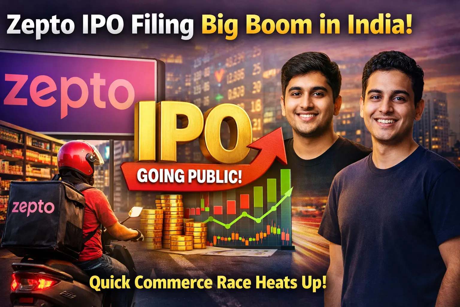 Zepto files for IPO in India as quick commerce competition intensifies across major cities