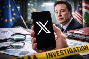 Regulators investigating Elon Musk owned X platform over AI content moderation and safety concerns across multiple countries
