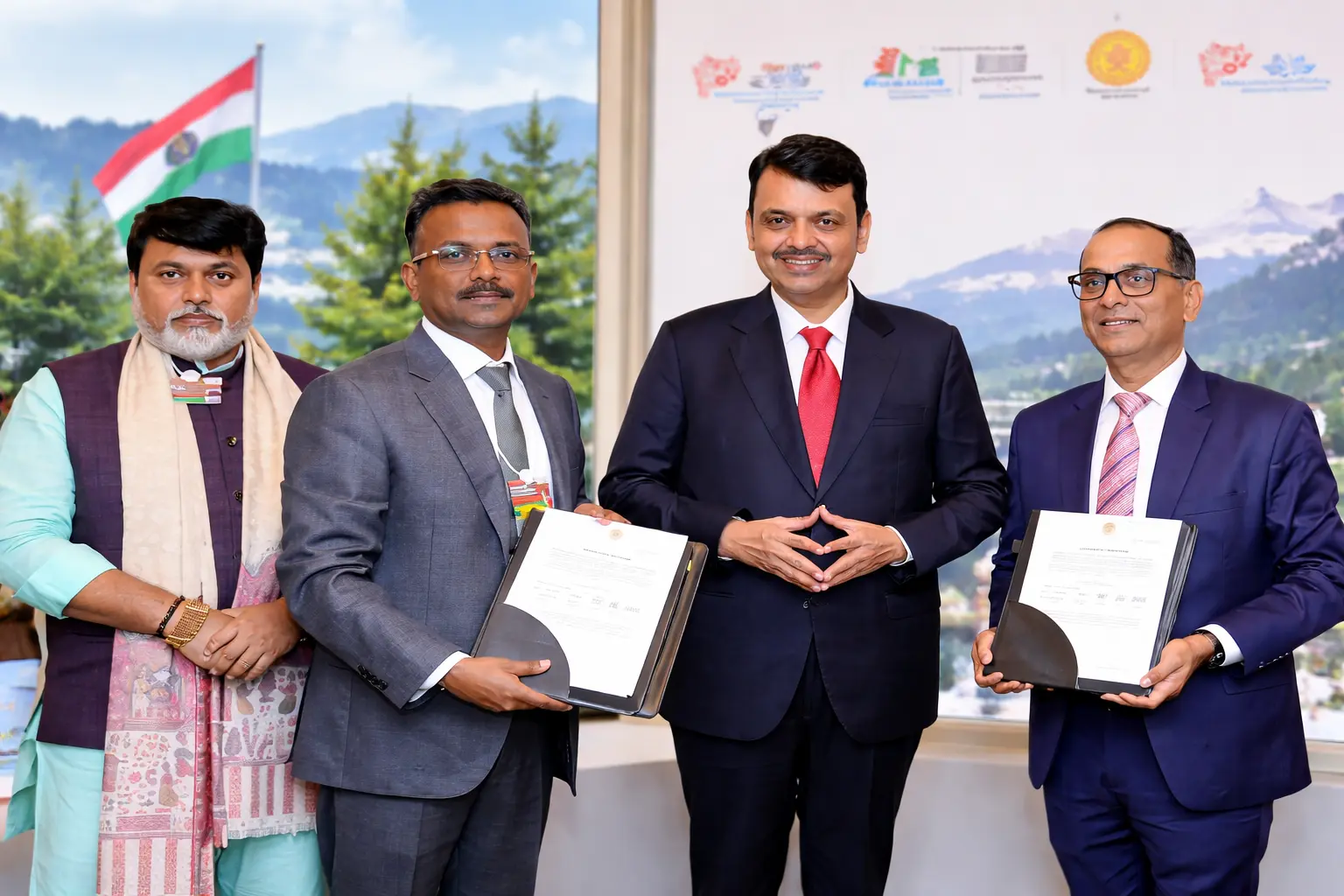 Maharashtra delegation signs major investment MoUs at WEF 2026 in Davos, marking a historic ₹14.5 lakh crore commitment.