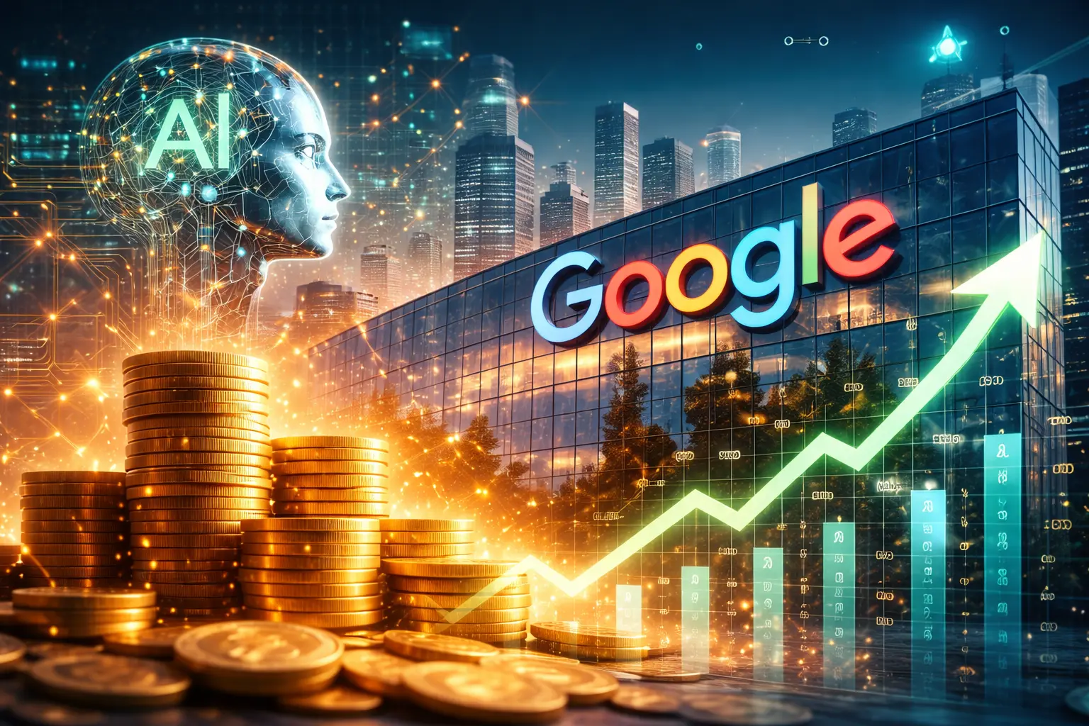 Alphabet reaches four trillion valuation driven by artificial intelligence optimism and tech stock rally