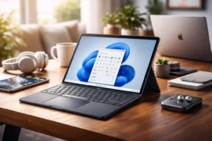 Microsoft Surface Pro Laptop on clearance sale showing premium design and Windows performance competing with MacBook deals