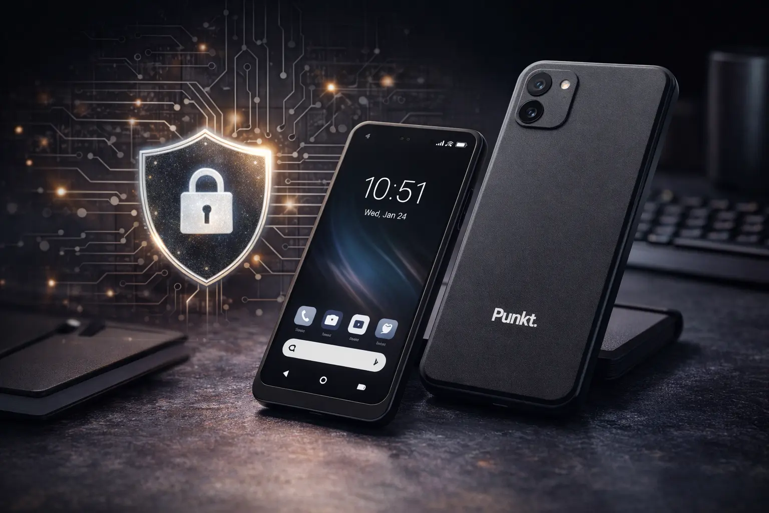 Punkt MC03 privacy focused Android smartphone designed for secure communication and minimal data tracking