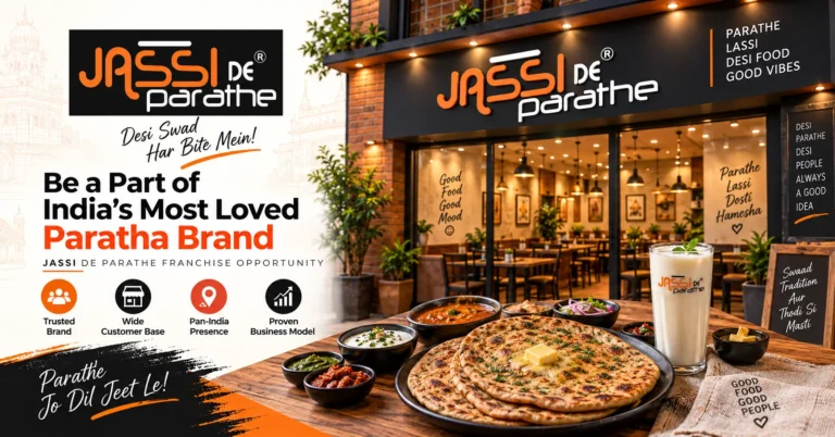 Jassi De Parathe restaurant serving authentic Punjabi parathas and North Indian food, representing the Jassi De Parathe franchise opportunity